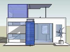 集装箱房车设计创意: 可变形的移动住所