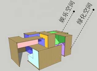 集装箱房车设计创意: 组合式集装箱