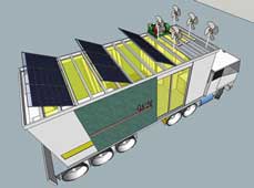集装箱房车设计创意: 开放的集装箱