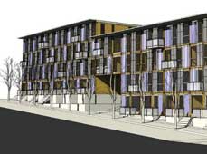 集装箱房屋设计创意: 西雅图集装箱公寓