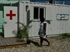 集装箱诊所在海地震后大显身手