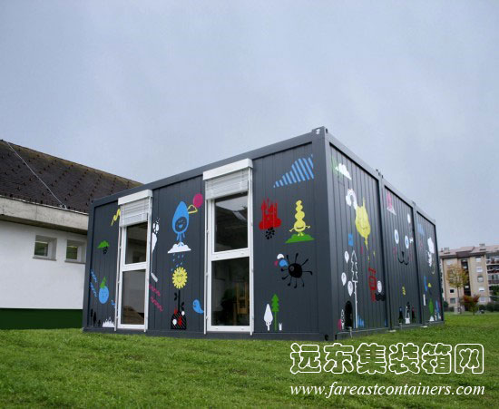 Temporary Kindergarten Ajda,住人集装箱活动房屋,二手集装箱货柜