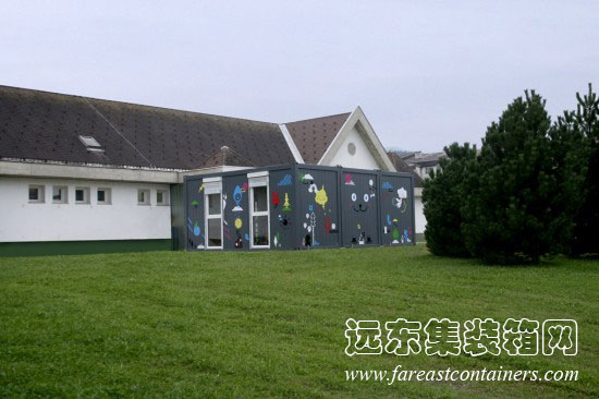 Temporary Kindergarten Ajda,住人集装箱活动房屋,二手集装箱货柜
