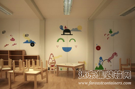 Temporary Kindergarten Ajda,住人集装箱活动房屋,二手集装箱货柜