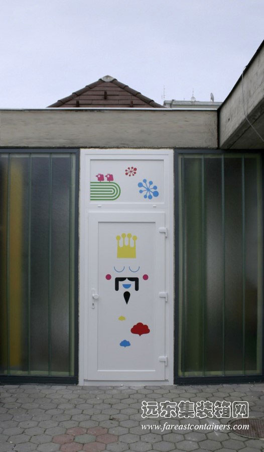 Temporary Kindergarten Ajda,住人集装箱活动房屋,二手集装箱货柜