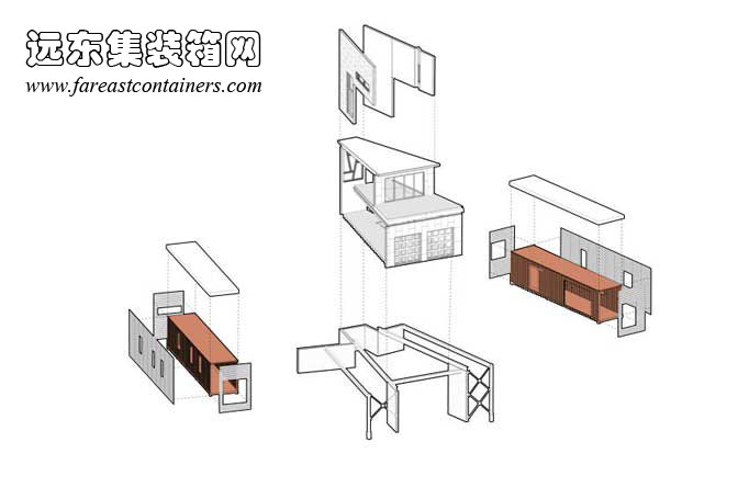 Shipping Container House,住人集装箱活动房屋,二手集装箱货柜