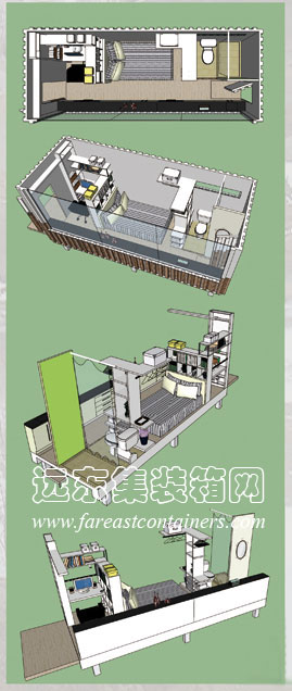 移动的星级酒店,集装箱活动房,二手集装箱货柜,住人集装箱房屋