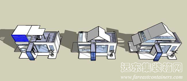 可变形的移动住所,住人集装箱房屋,二手集装箱货柜,集装箱活动房