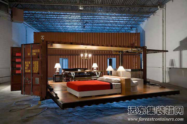 Push Button House,集装箱活动房屋,住人集装箱
