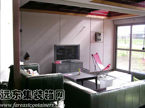 集装箱住宅别墅: Red Container House Lille,集装箱房屋,集装箱建筑,集装箱活动房,住人集装箱