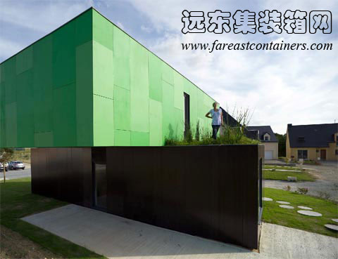 Cross Shape Container Home,集装箱活动房,集装箱房屋,集装箱建筑,集装箱住宅,住人集装箱