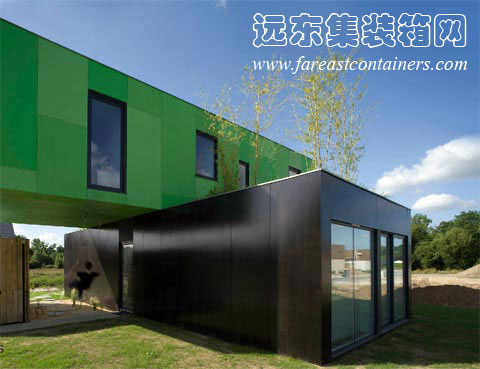 Cross Shape Container Home,集装箱活动房,集装箱房屋,集装箱建筑,集装箱住宅,住人集装箱