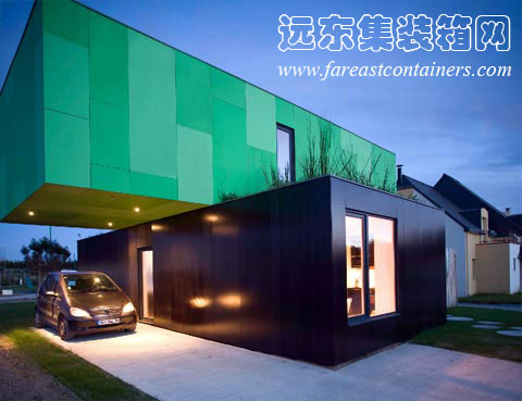 Cross Shape Container Home,集装箱活动房,集装箱房屋,集装箱建筑,集装箱住宅,住人集装箱