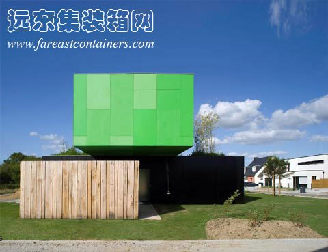 Cross Shape Container Home,集装箱活动房,集装箱房屋,集装箱建筑,集装箱住宅,住人集装箱