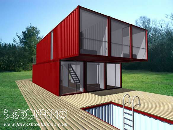 CHK 3×3 模型,集装箱房屋,集装箱建筑,集装箱住宅,集装箱活动房,住人集装箱
