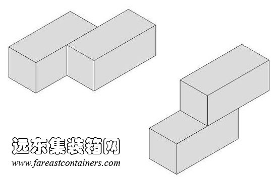 箱体的错动式组合,集装箱房屋,集装箱建筑,集装箱住宅,集装箱活动房,住人集装箱