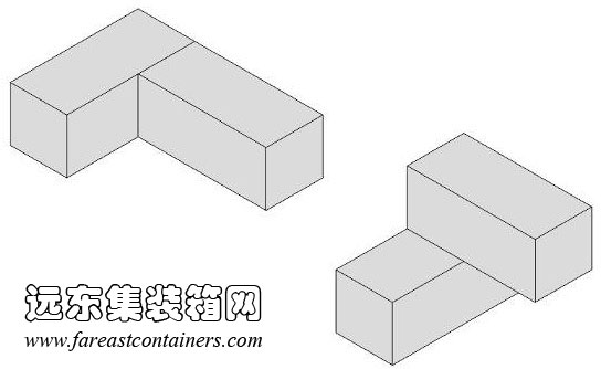 箱体的正交式组合,集装箱房屋,集装箱建筑,集装箱住宅,集装箱活动房,住人集装箱