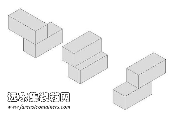 角柱落在梁上的叠放方式,集装箱房屋,集装箱建筑,集装箱住宅,集装箱活动房,住人集装箱