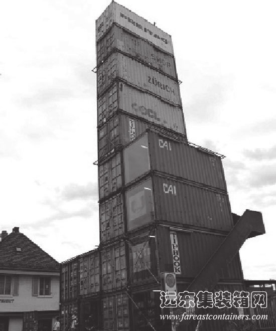 苏黎世 FREITAG 旗舰店,集装箱房屋,集装箱建筑,集装箱住宅,集装箱活动房,住人集装箱,二手集装箱