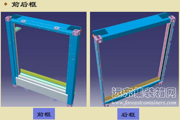 前后框,集装箱的主要部件结构图解