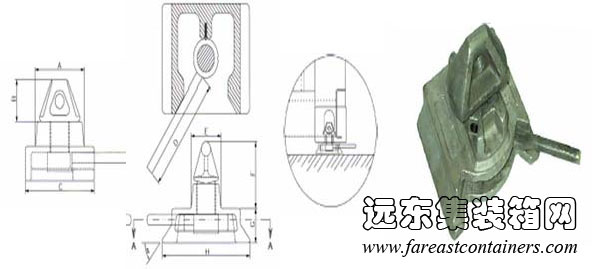 常用连接件,集装箱房屋,集装箱建筑,集装箱住宅,集装箱活动房,住人集装箱