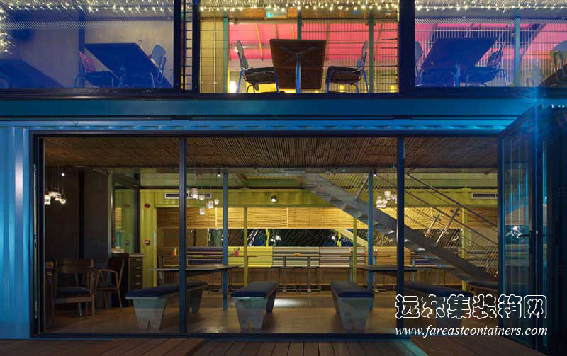 wahaca墨西哥风格集装箱餐厅,集装箱建筑,集装箱房屋,集装箱住宅