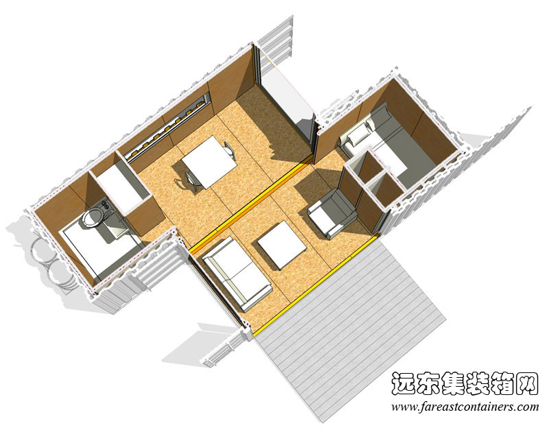 studio 320s,集装箱建筑,集装箱房屋,集装箱住宅,集装箱活动房,住人集装箱