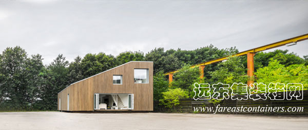 WFH house外观,集装箱住宅,集装箱建筑,集装箱房屋,集装箱活动房,住人集装箱