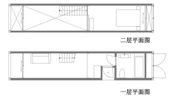 日本横滨集装箱海滨公寓平面设计图,集装箱房屋,集装箱活动房,住人集装箱,集装箱住宅,集装箱建筑