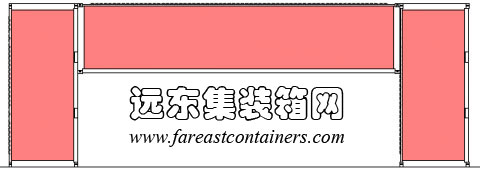 上下箱体拼接方式示意F,集装箱房屋,集装箱活动房,住人集装箱,集装箱住宅,集装箱建筑