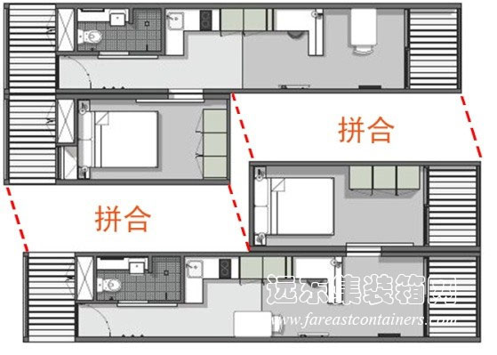 澳洲国立大学集装箱宿舍室内照片,集装箱房屋,集装箱活动房,住人集装箱,集装箱住宅,集装箱建筑