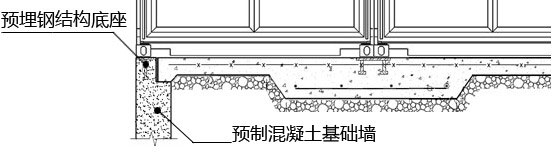 混凝土板式基础构造示意,集装箱房屋,集装箱活动房,住人集装箱,集装箱住宅,集装箱建筑