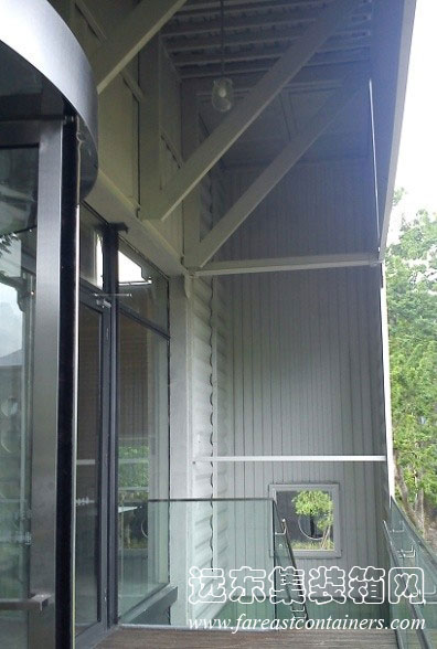 万科生态集装箱餐厅施工照片,集装箱房屋,集装箱活动房,住人集装箱,集装箱住宅,集装箱建筑
