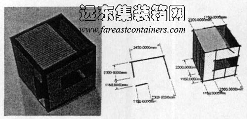 集装箱青年公寓基本餐饮单元,模块化建筑