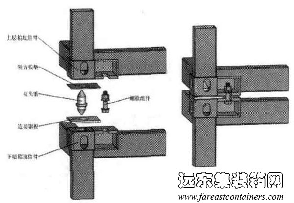 集装箱房屋连接示意图