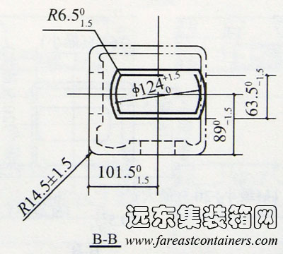 集装箱右顶角件尺寸