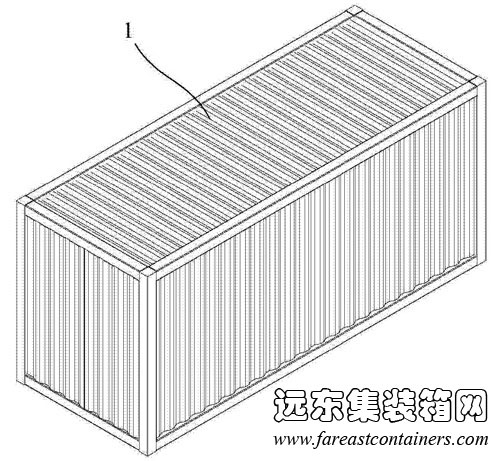 构建过程中集装箱房屋呈现的不同结构示意图