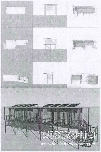 架空式集装箱住宅