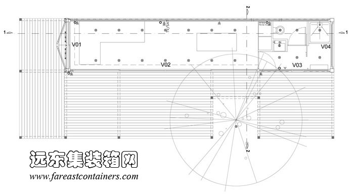 集装箱别墅电气布置图