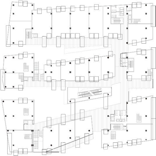 SANLITUN SOUTH 三里屯南区集装箱建筑二层平面图