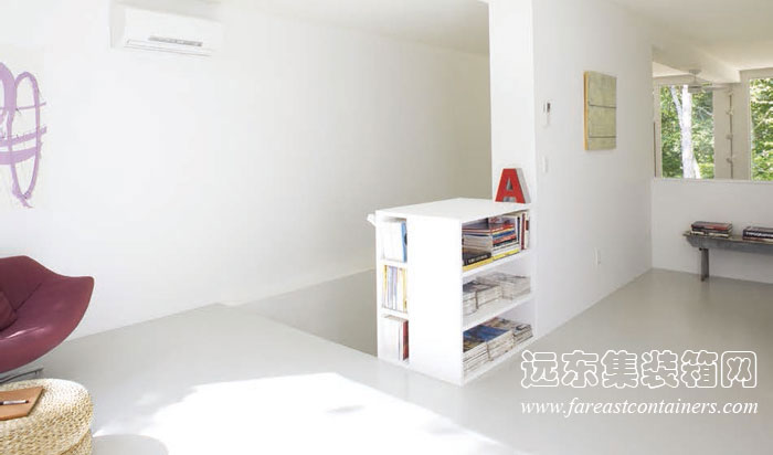 集装箱建筑：集装箱工作室的室内