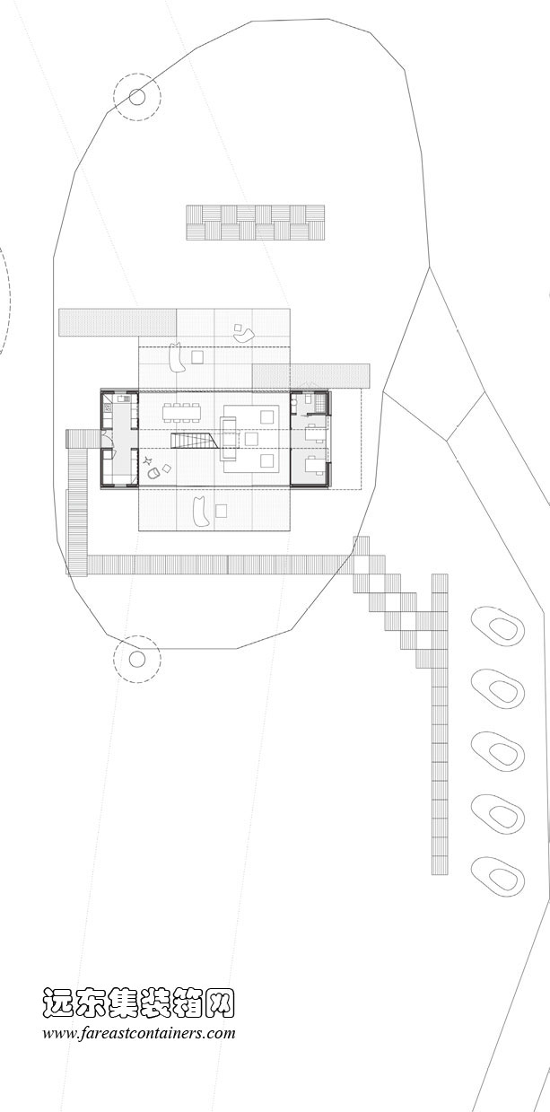 Infiniski Manifesto House 集装箱别墅总平面图