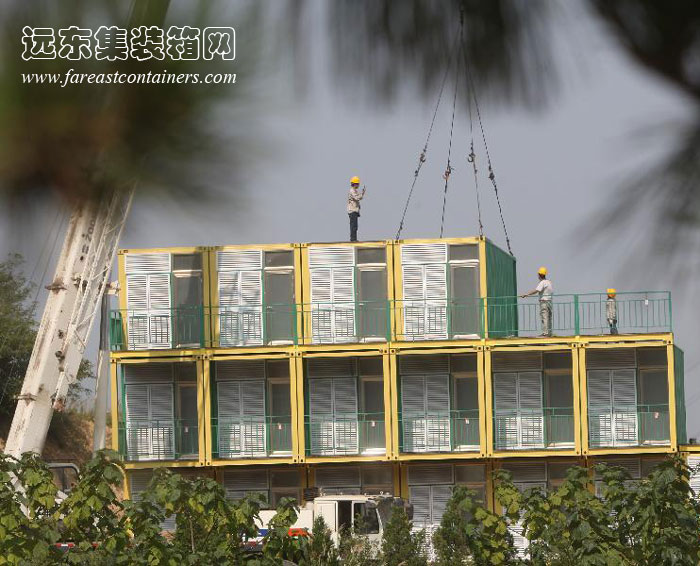 集装箱宾馆大致外观